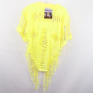 New Vintage 1980s Fringe Festival Shirt Neon Large